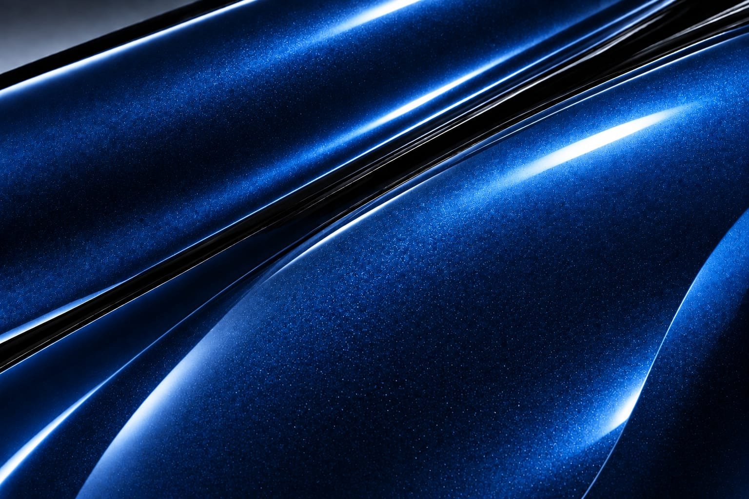 Gloss Metallic Blue Car Wrap