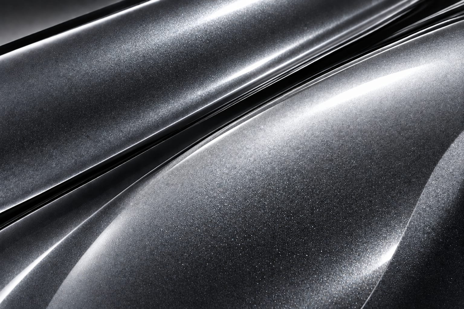 Gloss Metallic Silver Car Wrap