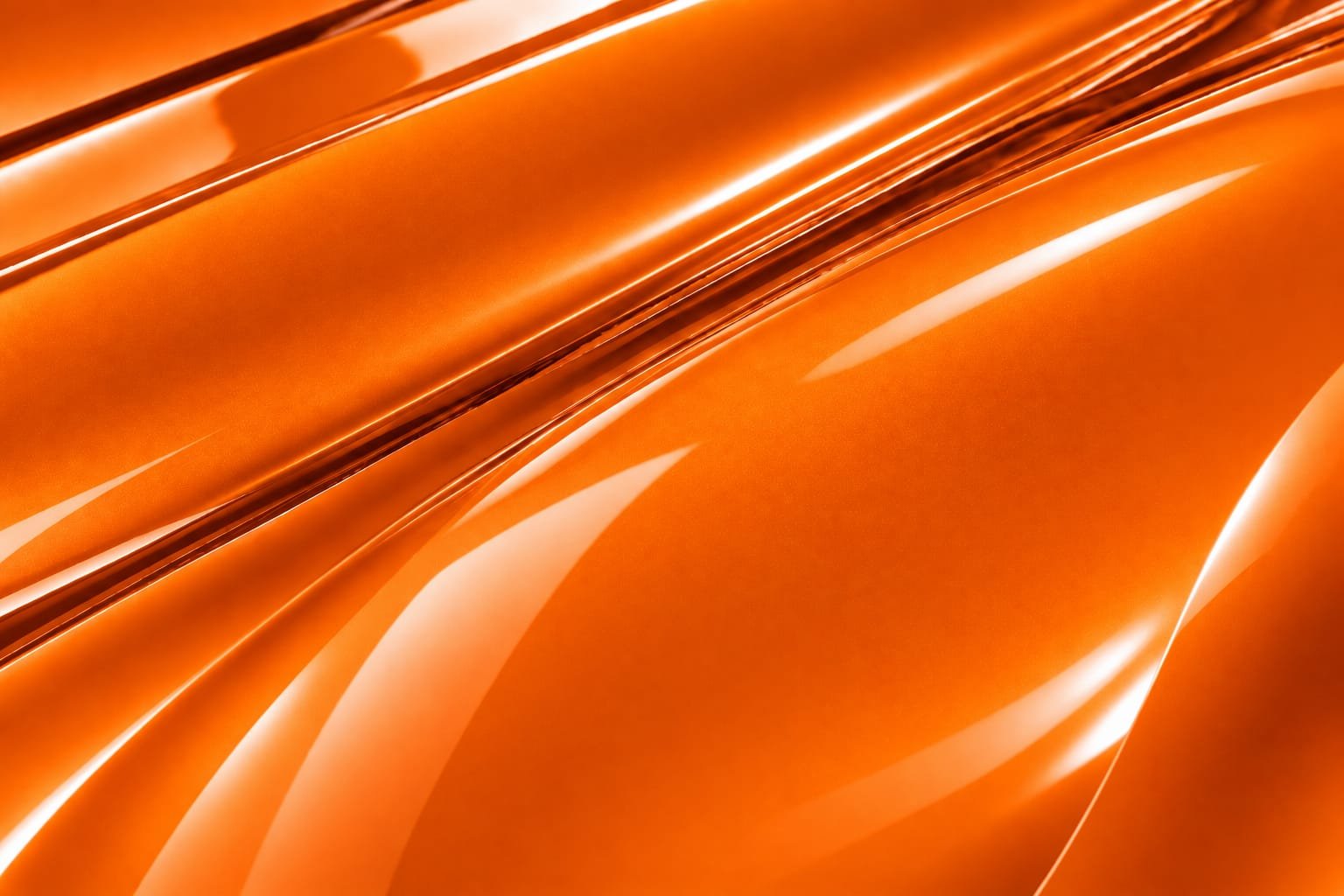 Gloss Orange Car Wrap