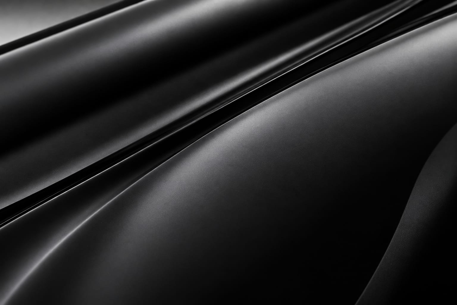 Matte Black Car Wrap