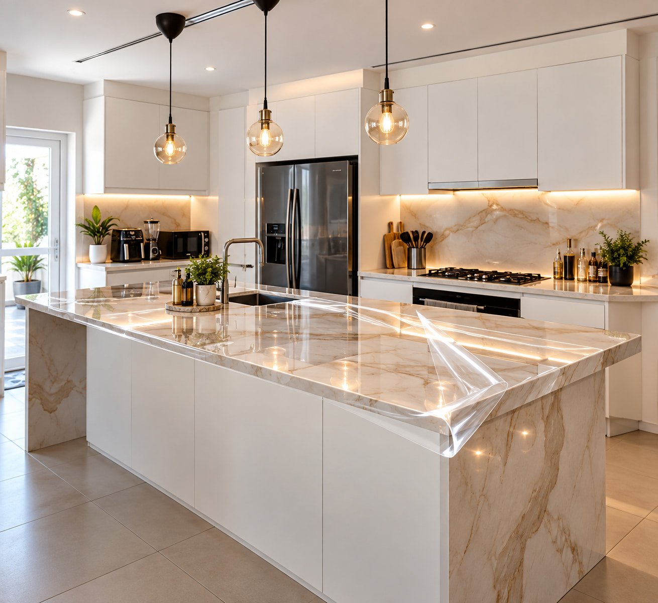 NanoShield Kitchen Countertop Protection Film